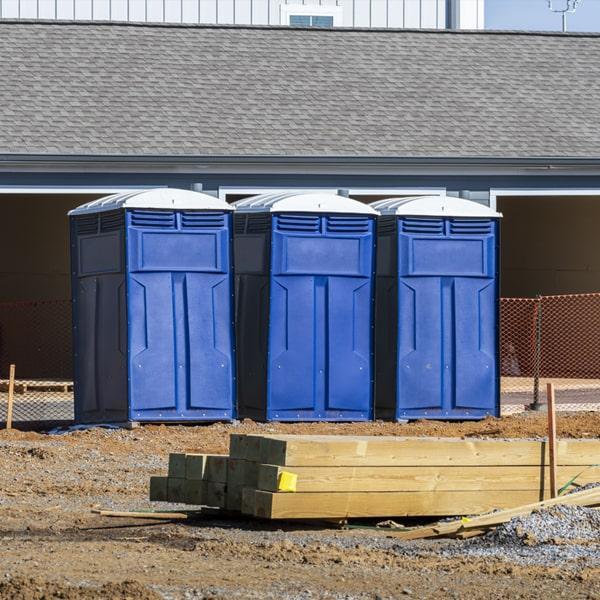 Heavy-duty construction site porta potty in Tifton, Georgia